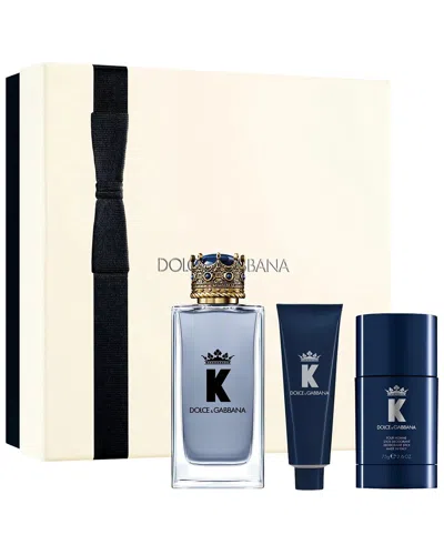 Dolce & Gabbana Men's 3.3oz K 3pc Set In Multi