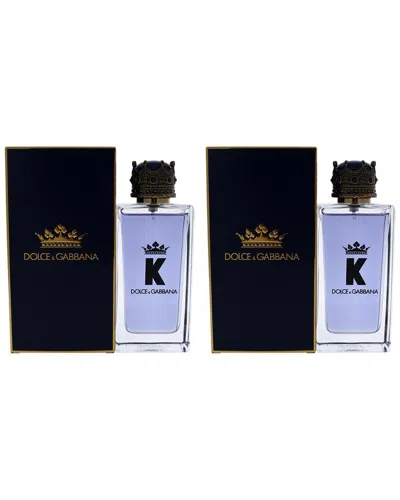 Dolce & Gabbana Men's 3.3oz K Edt Spray Pack Of 2