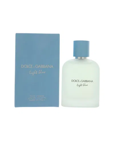 Dolce & Gabbana Men's 3.3oz Light Blue Edt In Transparent