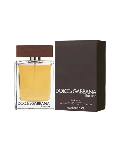 Dolce & Gabbana Men's 3.3oz The One Edt Spray In Transparent