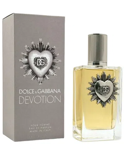 Dolce & Gabbana Men's 3.4oz Devotion Edp In Transparent