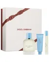 Dolce & Gabbana Light Blue Pour Homme Eau De Toilette Gift Set In Transparent