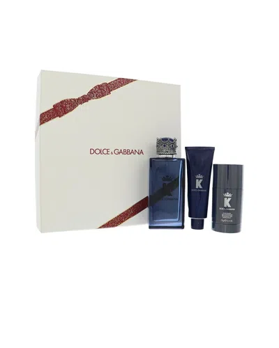 Dolce & Gabbana Men's 3pc K Gift Set In Transparent