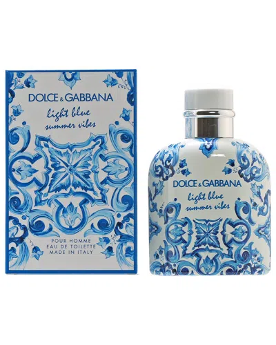 Dolce & Gabbana Men's 4.2oz Light Blue Summer Vibes Edt