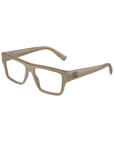 Dolce & Gabbana Men's 53mm Optical Frames In Transparent