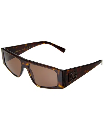 Dolce & Gabbana Men's 55mm Sunglasses In Brown