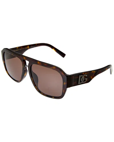 Dolce & Gabbana Men's 58mm Sunglasses In Brown