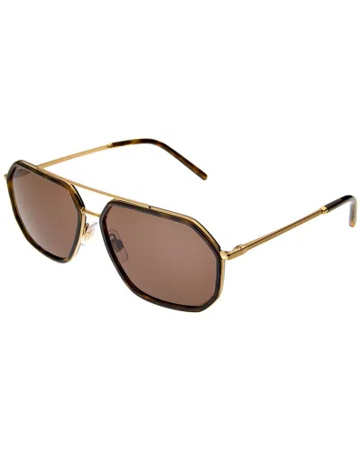 Dolce & Gabbana Men's 60mm Sunglasses In Brown