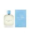 Dolce & Gabbana Men's 6.7oz Light Blue Edt Spray In Transparent