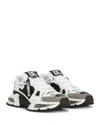 Dolce & Gabbana Men's Airmaster Lace Up Sneakers In White/black