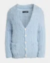 Dolce & Gabbana Wool Turtleneck Pullover In Pastelblue
