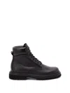 Dolce & Gabbana Ankle Boots In Smooth Calf Leather In Black