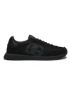 Dolce & Gabbana Men's Aria Dg Logo Low-top Sneakers In Black