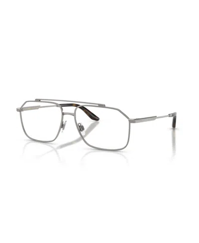 Dolce & Gabbana Dolce Gabbana Men's Aviator Eyeglasses, Dg1364 In Gray