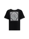 Dolce & Gabbana Men Baroque Print T-shirt In Black