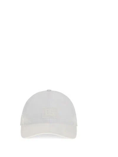 Dolce & Gabbana Cotton Baseball Cap In White