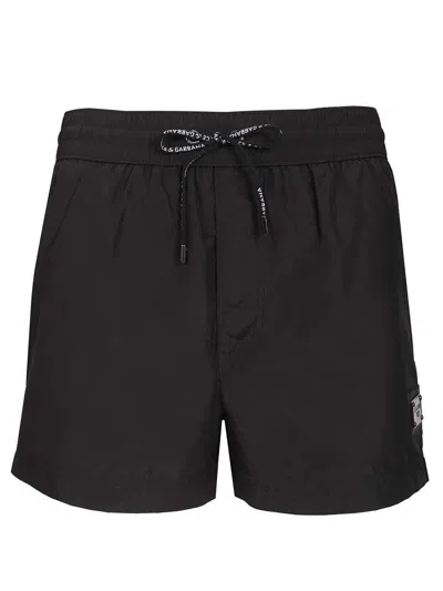 Dolce & Gabbana Men Beach Boxers In Black