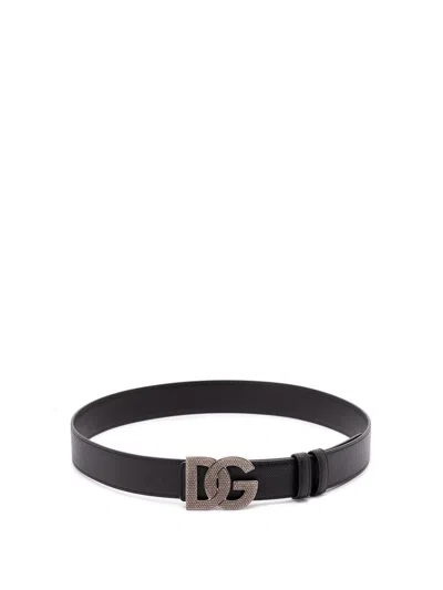 Dolce & Gabbana Men Belt In Black