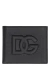 Dolce & Gabbana Men's Bi-fold Wallet With Logo In Black
