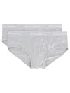 Dolce & Gabbana Bi-pack Cotton Briefs In Gray