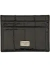 Dolce & Gabbana Leather Wallet Textured Finish In Brown