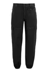 Dolce & Gabbana Cargo Pants With High Waist And Multiple Pockets In Black