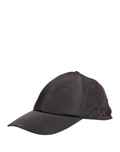 Dolce & Gabbana Men Black Cotton 6 Panels Baseball Cap Hat In Brown