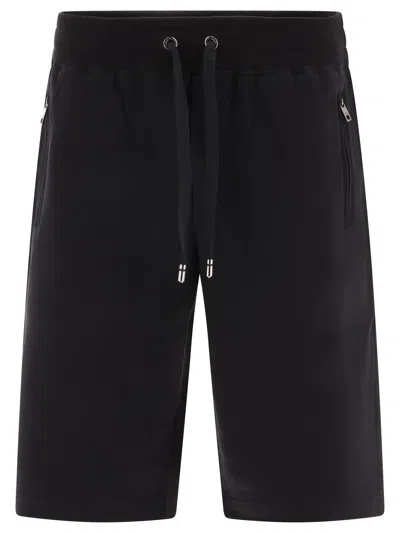 Dolce & Gabbana Men's Black Cotton Shorts For Ss24