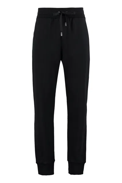 Dolce & Gabbana Men's Black Drawstring Sweatpants For Ss23