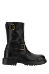 Dolce & Gabbana Dolce&gabbana Men Black Smooth Leather Boot In Black