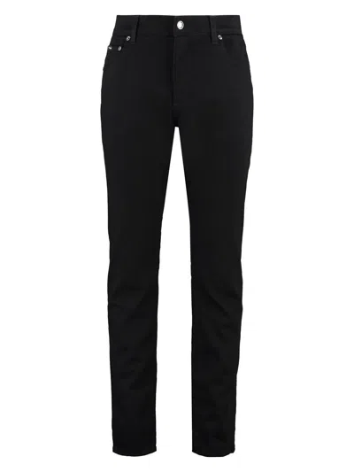 DOLCE & GABBANA MEN'S BLACK SLIM JEANS