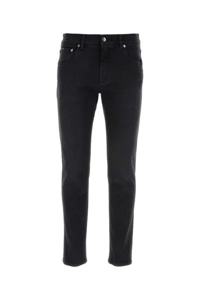 Dolce & Gabbana Men Black Stretch Denim Jeans