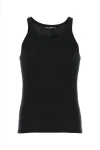 Dolce & Gabbana Marcello Ribbed-knit Tank Top In Black
