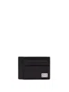 Dolce & Gabbana Logo Plaque Dauphine Leather Cardholder In Multicolor