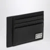 Dolce & Gabbana Black Textured Calf Leather Bi-fold Wallet In Black