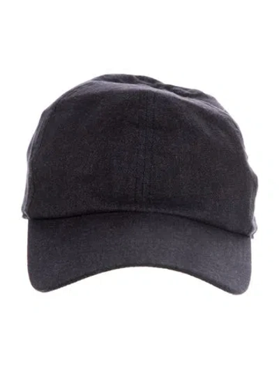 Pre-owned Dolce & Gabbana Men's Cashmere Baseball Hat In Blue