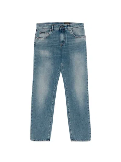Dolce & Gabbana Men Classic Denim Jeans In Blue