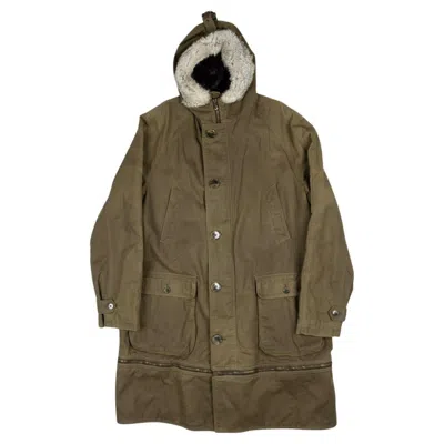 Pre-owned Dolce & Gabbana Dolce Gabbana Men Coat Aw03 Parka Fur Vintage Size Ita52 -l/xl, S963 In Brown