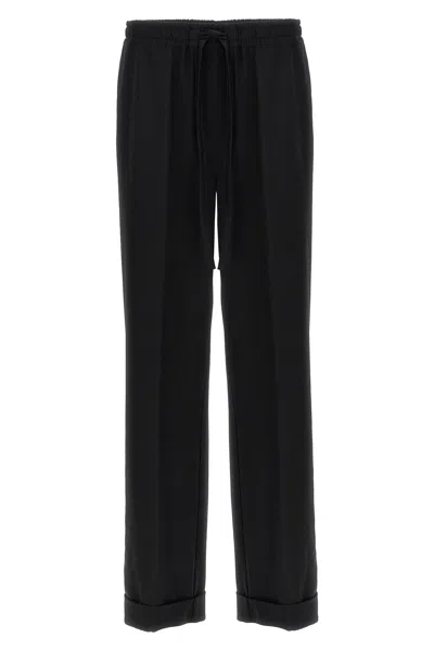 DOLCE & GABBANA DOLCE & GABBANA MEN CONTRAST PIPING PANTS