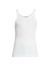 Dolce & Gabbana Men's Costina Tank Top In Bianco Ottico