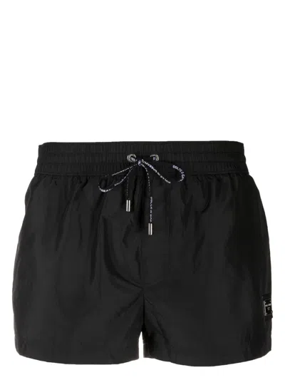 Dolce & Gabbana Short Boxer Costume Clothing In Black
