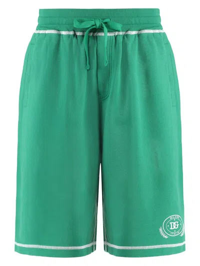 DOLCE & GABBANA MEN'S COTTON BERMUDA SHORTS