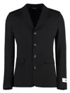 Dolce & Gabbana Men's Cotton Blend Single-breast Jacket In Black