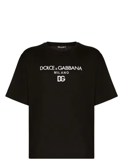 DOLCE & GABBANA MEN'S COTTON CREW-NECK T-SHIRT