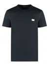 Dolce & Gabbana Men's Cotton Crew-neck T-shirt In Blue