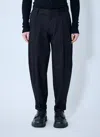 Dolce & Gabbana Black Pants With Turn-up Hem In Cotton Man