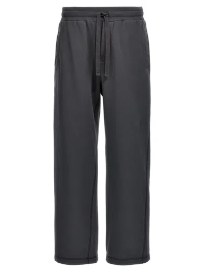 Dolce & Gabbana Men Cotton Joggers In Gray