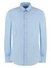 Dolce & Gabbana Cotton Shirt In Light Blue