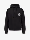 Dolce & Gabbana Hooded Sweater With Pockets And Ribbed Details In Black