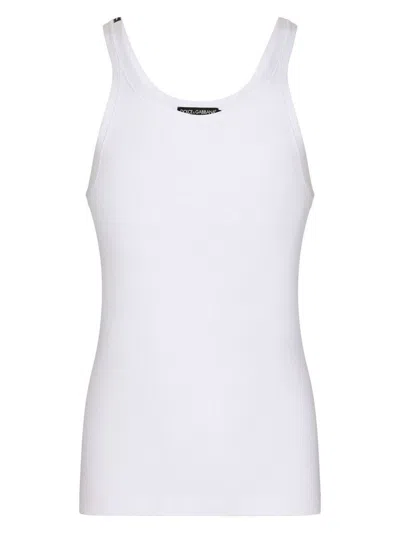 DOLCE & GABBANA MEN'S COTTON TANK TOP